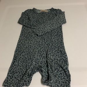 Marmar leopard romper with sleeves size 18 months